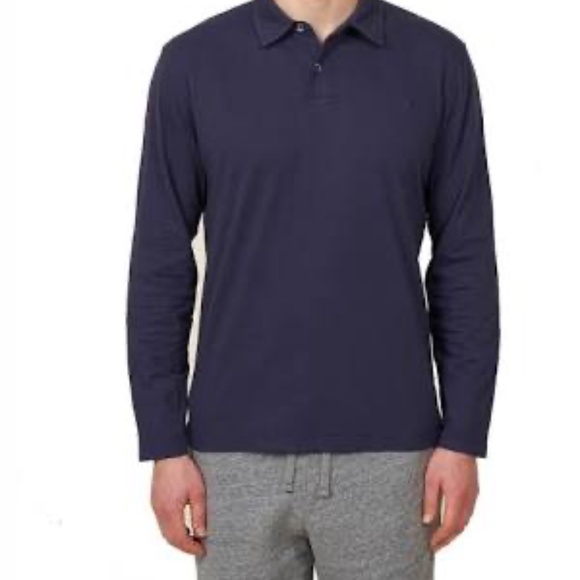 Hartford MEN'S MIDNIGHT BLUE COTTON JERSEY POLO size L - Picture 2 of 6